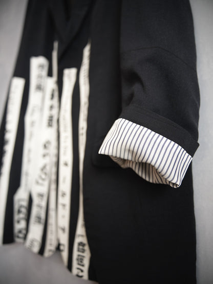 Yohji Yamamoto White Character Coat