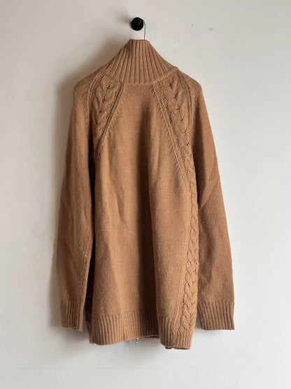 drapes van noten alpaca blend high-neck sweater