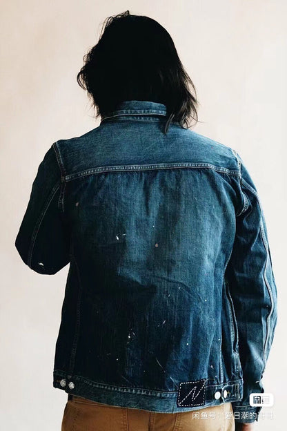 visvim 101 JKT Dry Damaged Denim Jacket