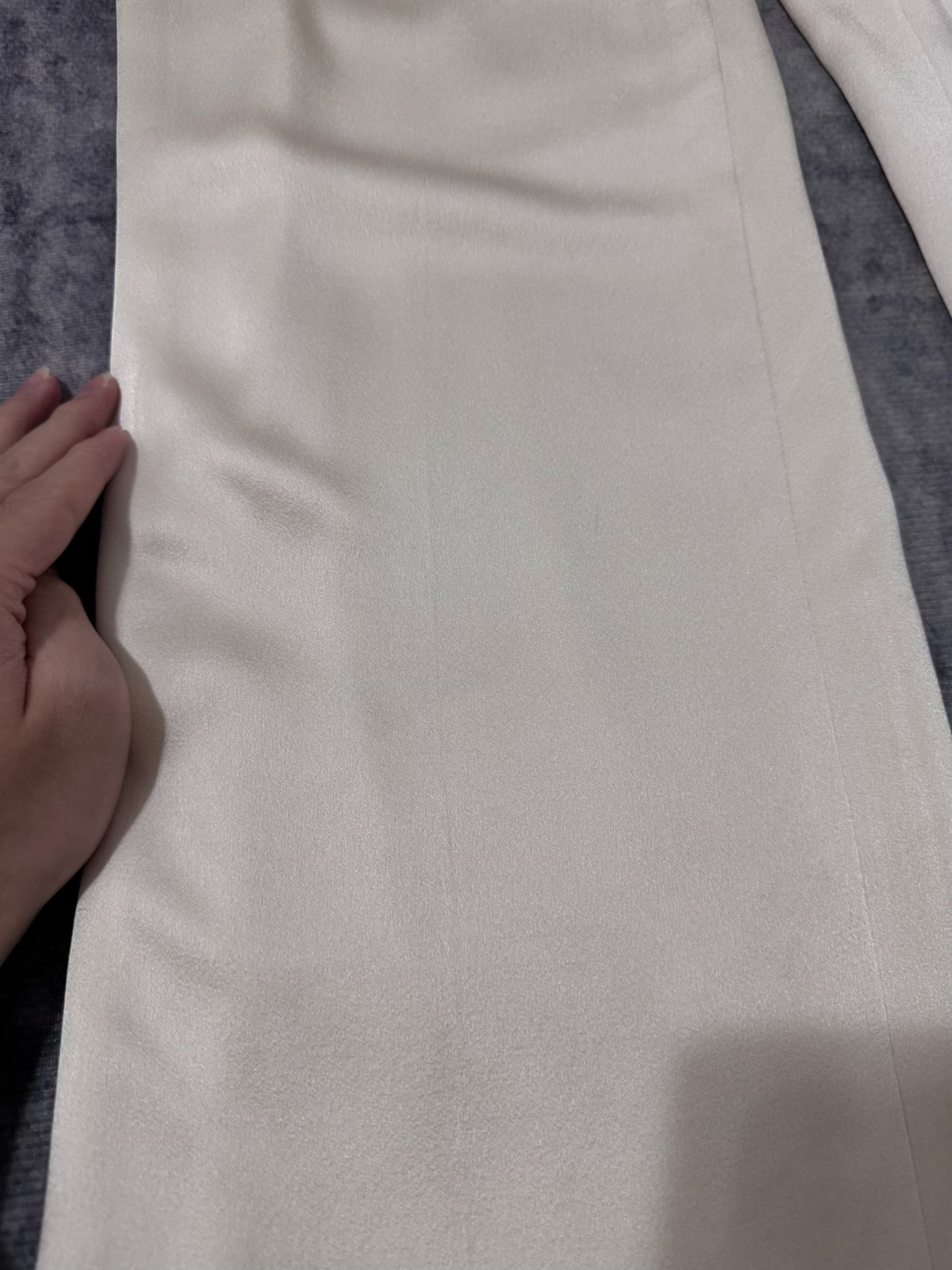 Saint Laurent 23SS Beige Wide-Leg Pants