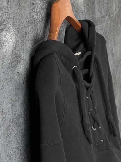 Saint Laurent Black Cotton Hoodie