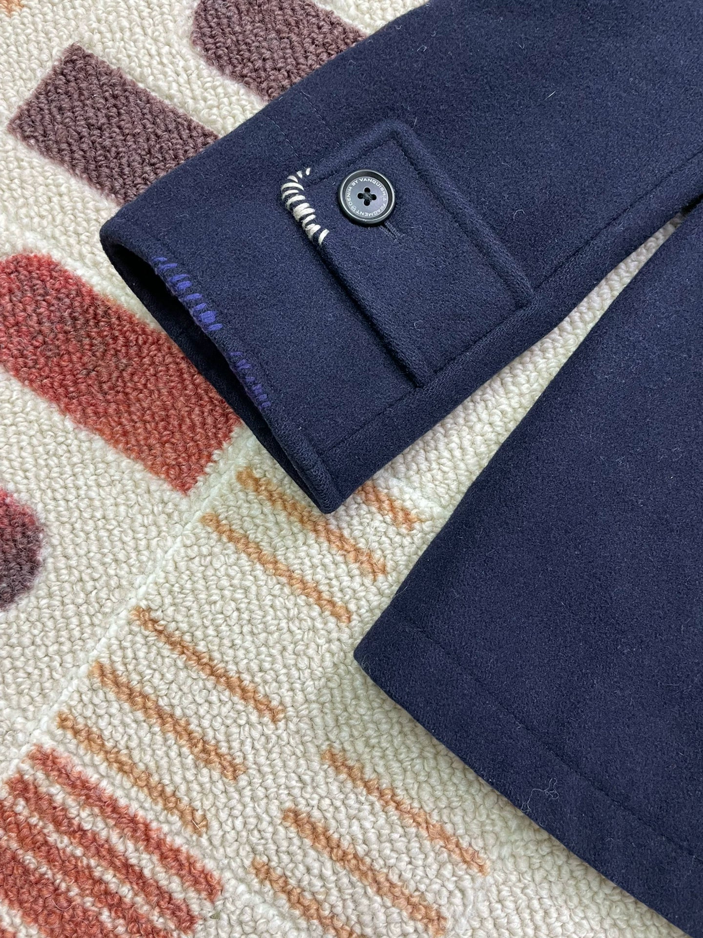 Denim by Vanquish Fragment Wool Coat