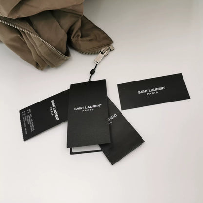 Saint Laurent Paris Brown Bomber Jacket