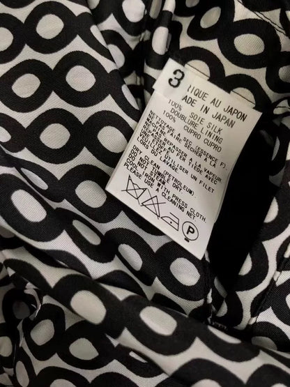 black double-sided silk jacket