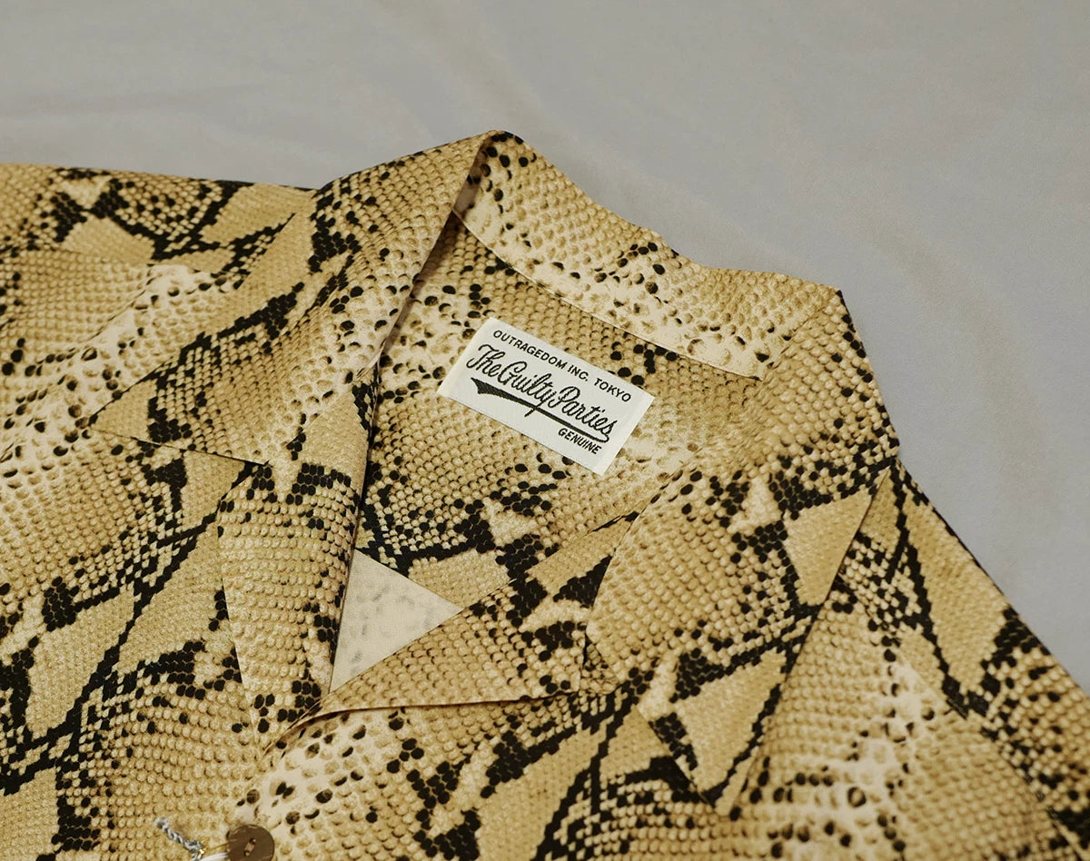 WACKO MARIA Python Hawaiian Shirt
