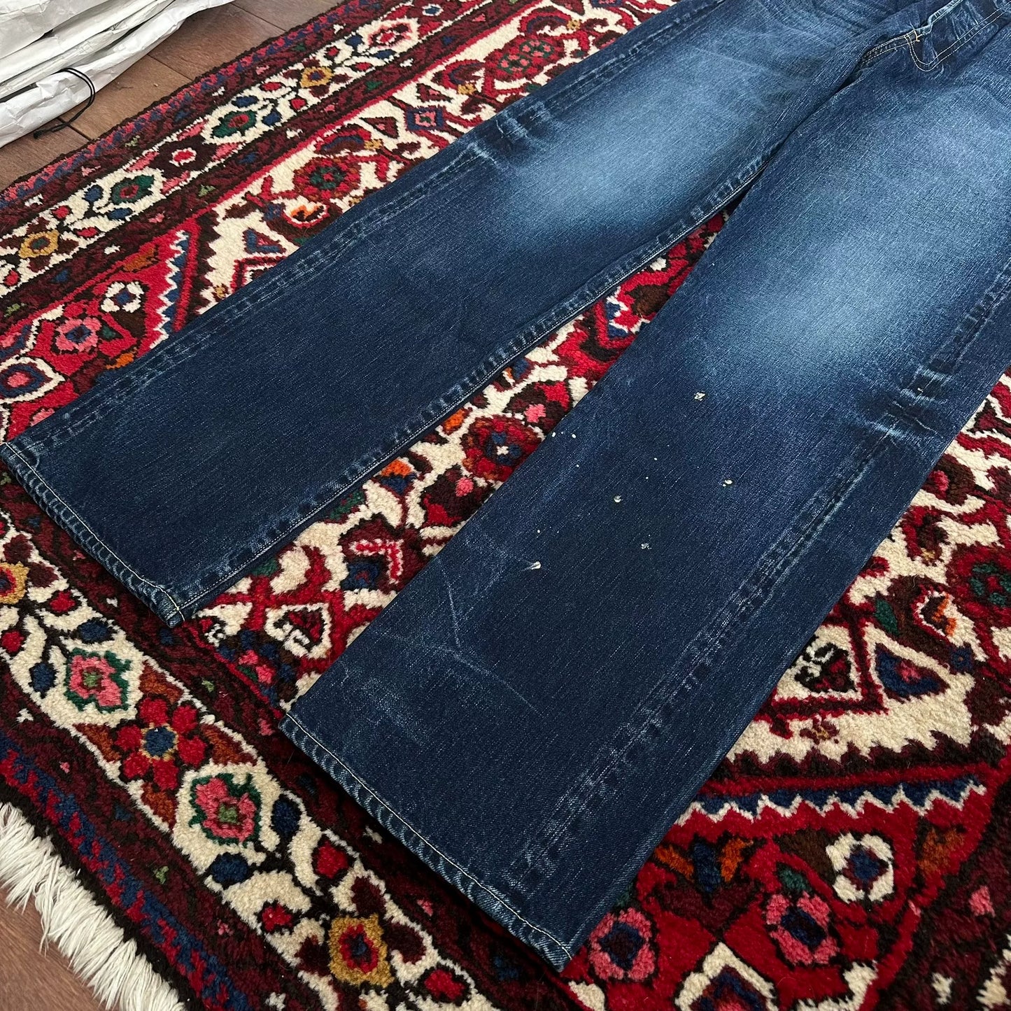 visvim 23aw dry22 water-washed jeans