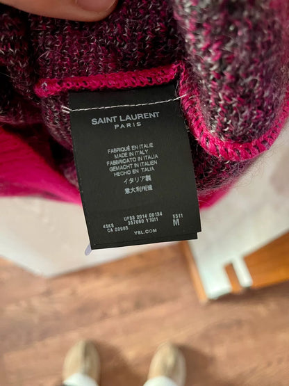Saint Laurent 14AW GD Argyle Sweater