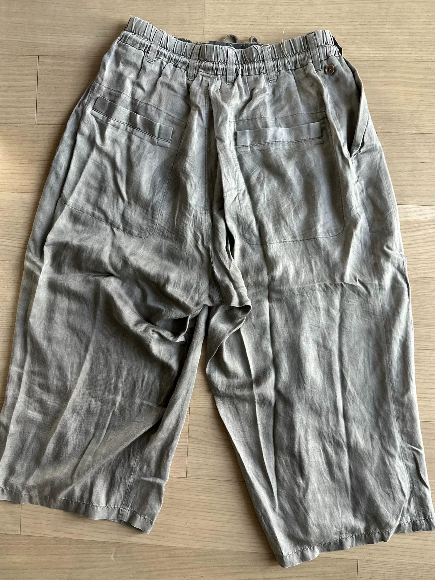 Yohji Yamamoto Main Line Silk Wide Pants