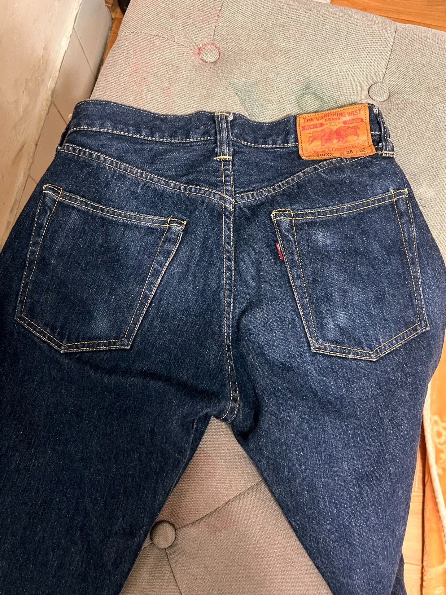 FREEWHEELERS 601XX 1951 Raw Denim Jeans 28