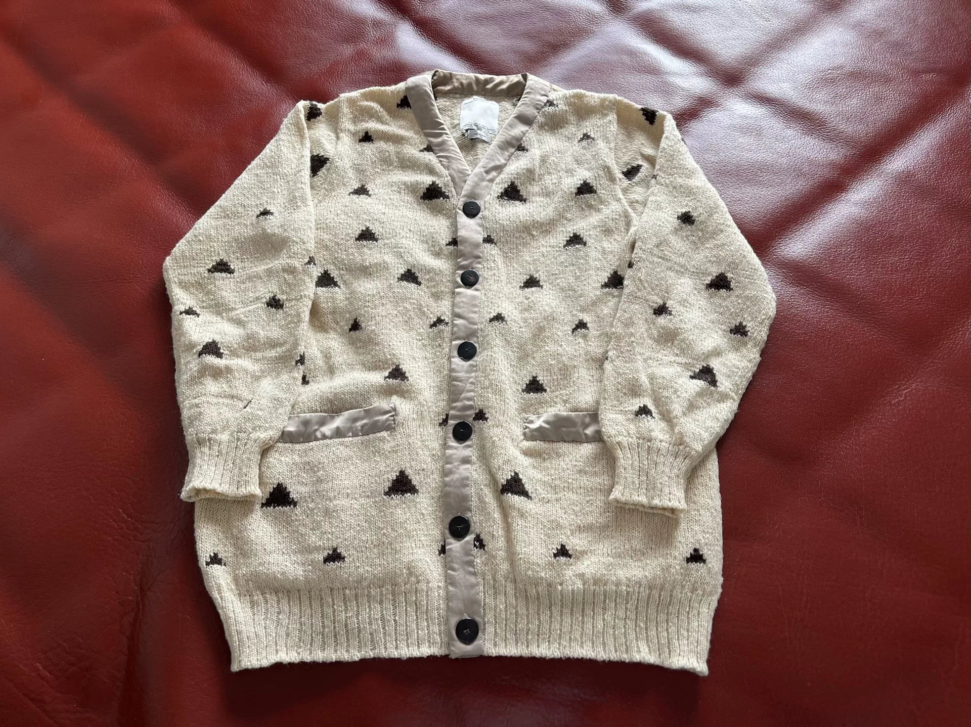 VISVIM SELMER LONG TRIANGLE CARDIGAN