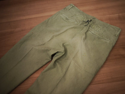 visvim chino pants damaged light green