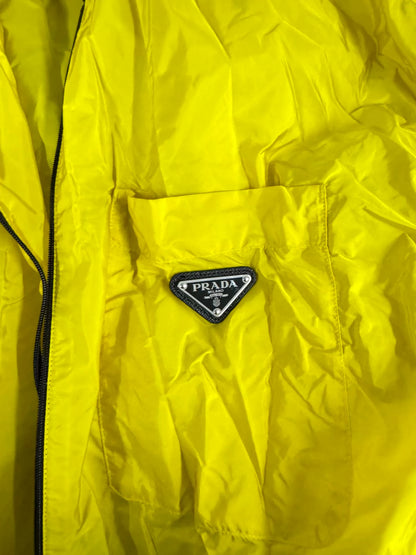 Prada Blue Nylon Zip Jacket