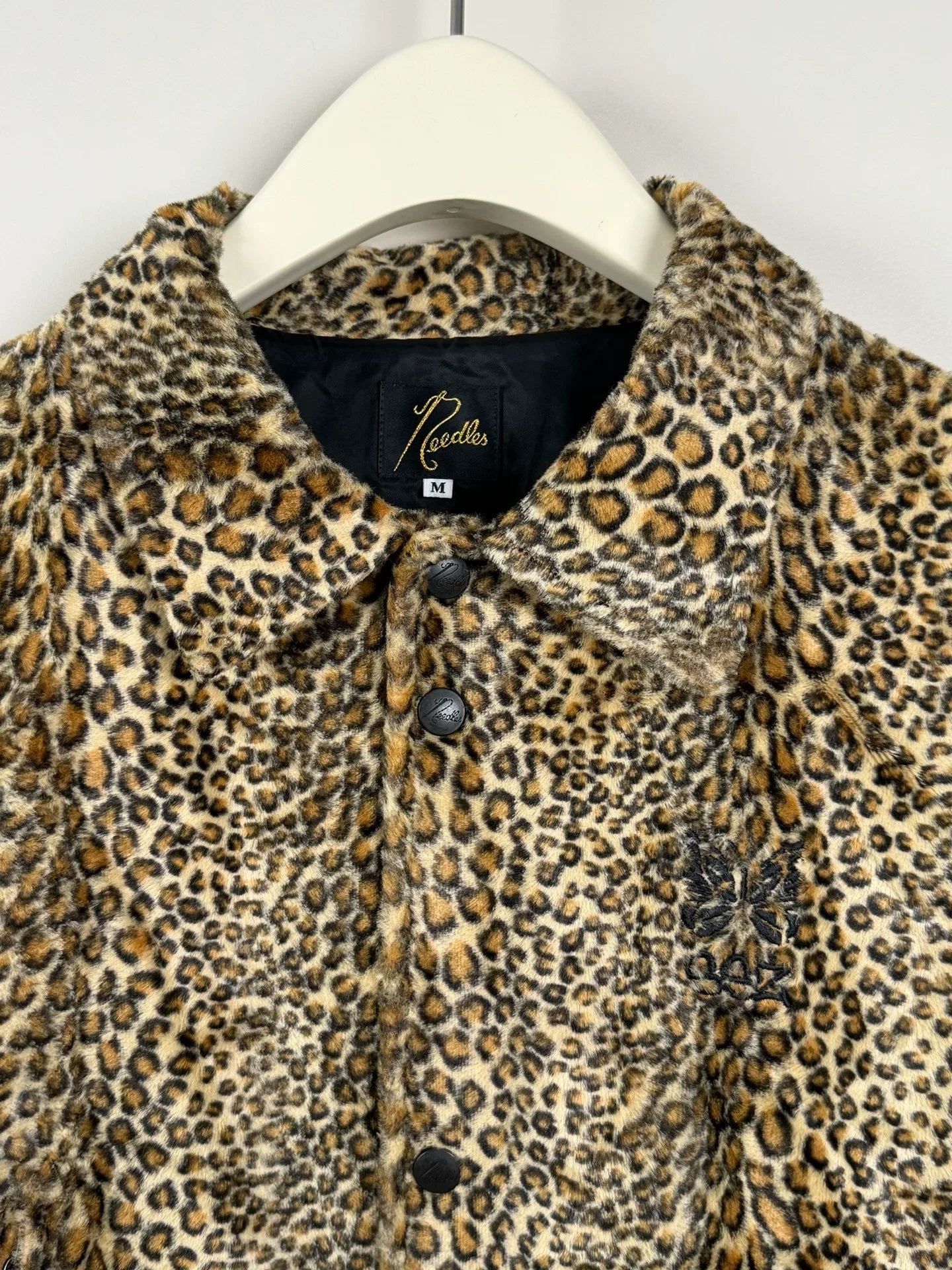 leopard print coach jacket size M