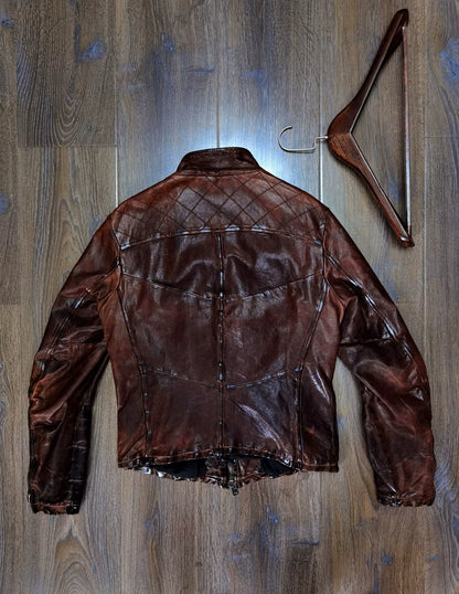 Giorgio Brato Leather Jacket Size 46