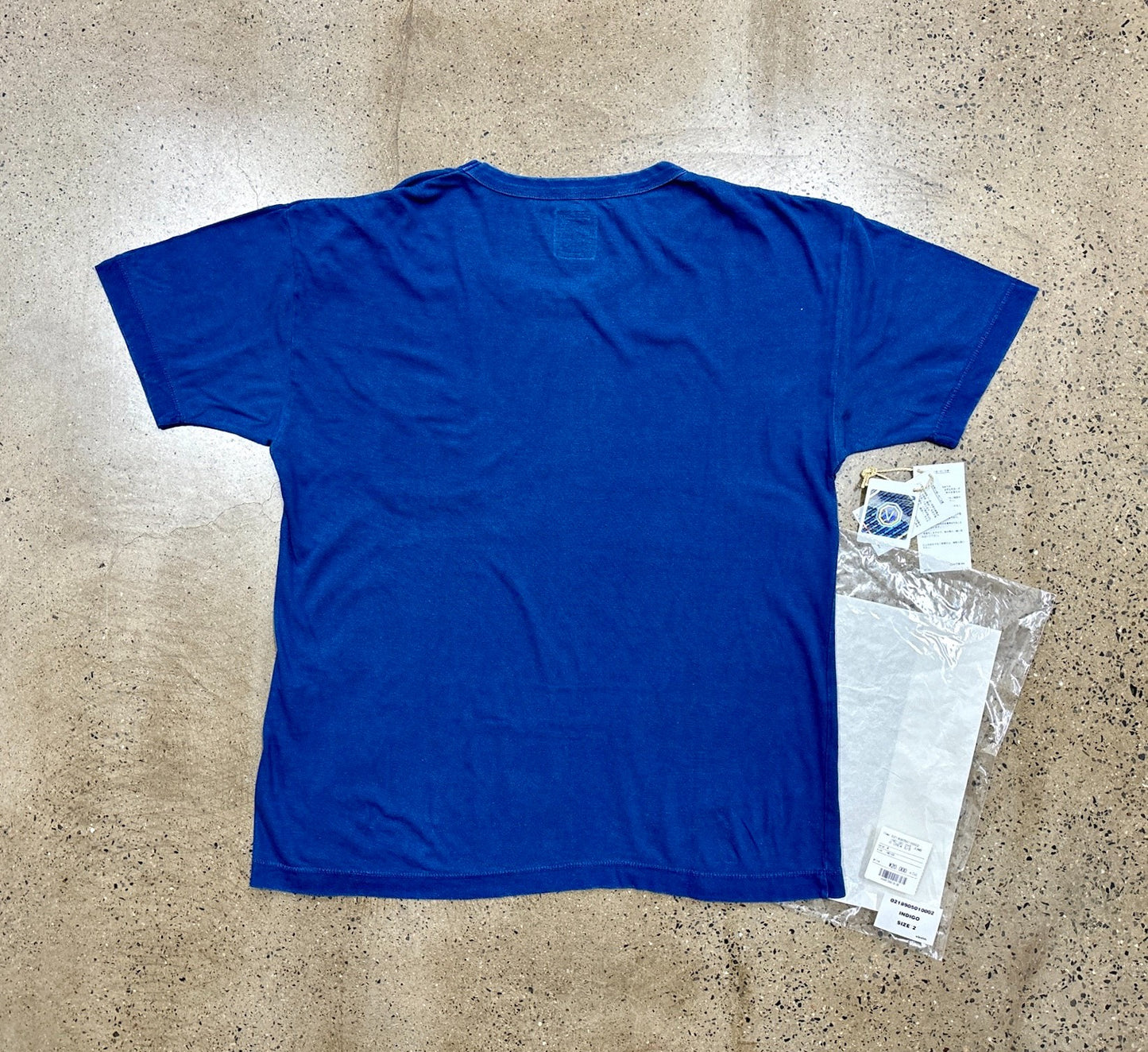 Visvim ICT Jumbo Crew Indigo Tee