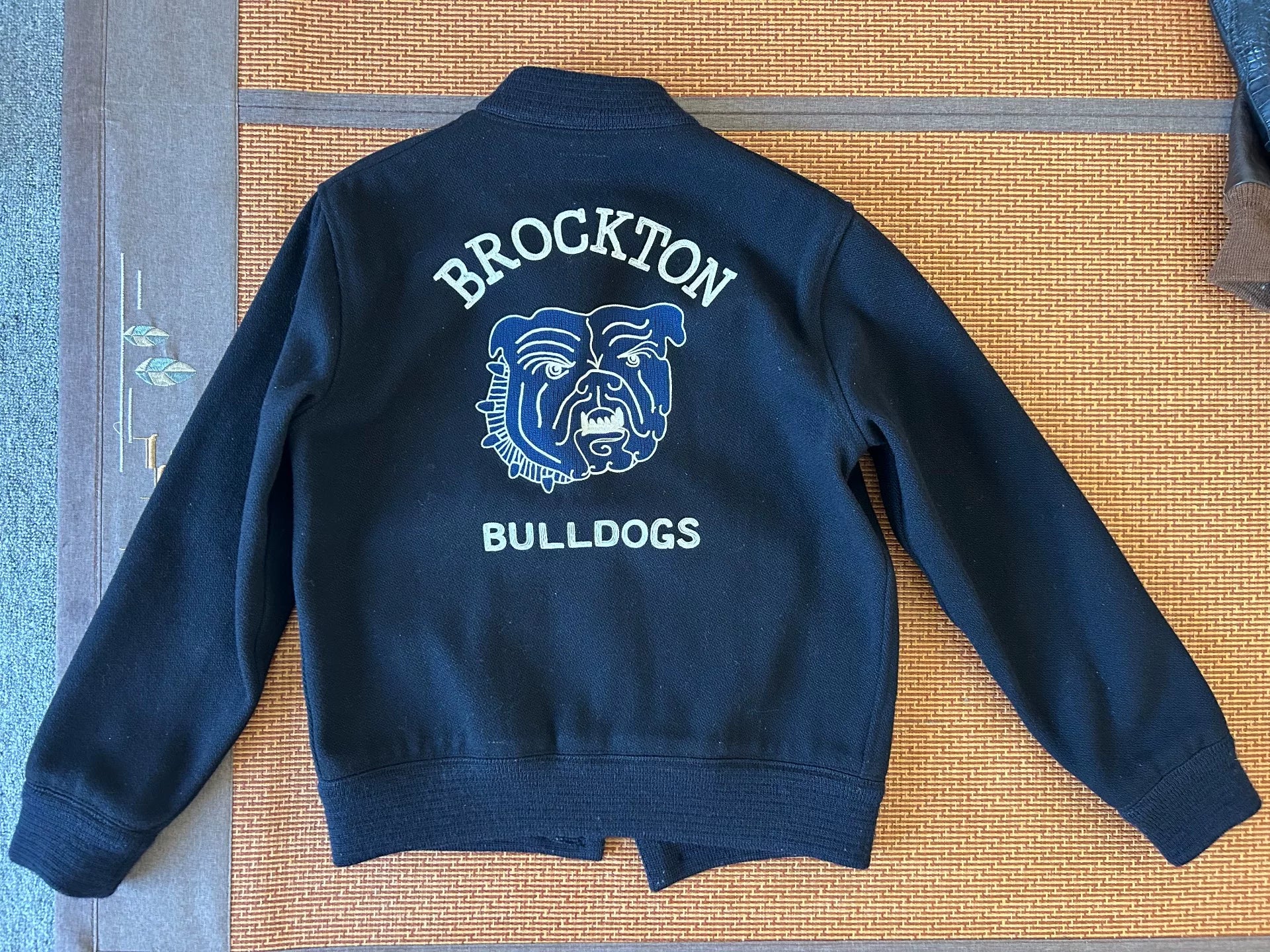 real McCoy Baseball Jacket with Embroidery