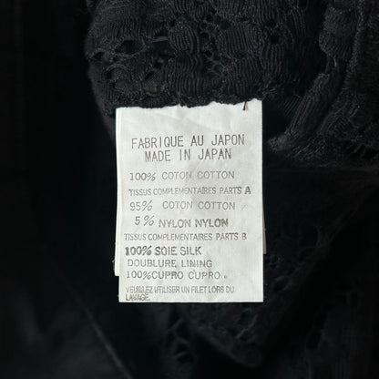 Yohji Yamamoto 09ss Lace Detail Suit