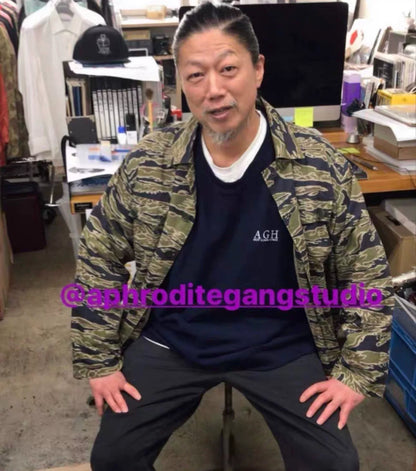 wacko maria camouflage tiger head jacket