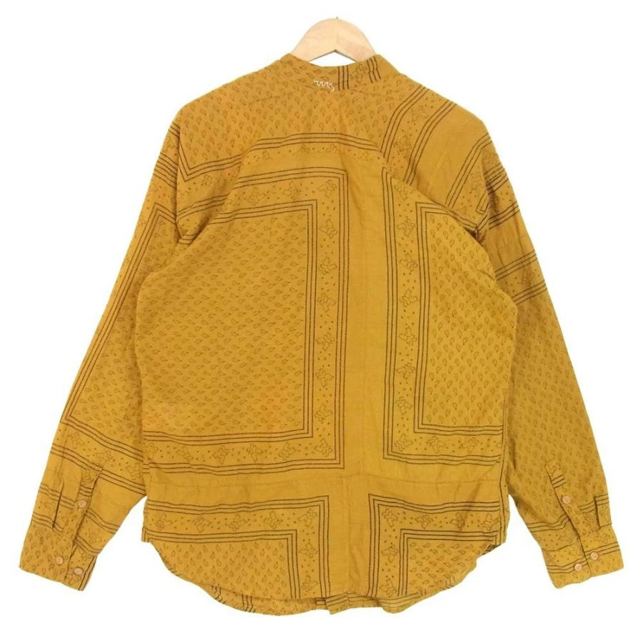 VISVIM Mustard Paisley Pattern Shirt