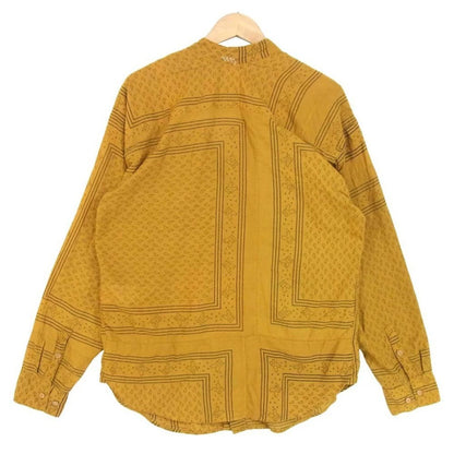 VISVIM Mustard Paisley Pattern Shirt