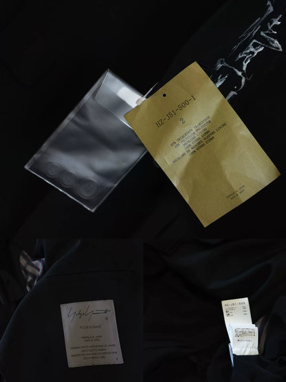 Yohji Yamamoto Three Acetate Jacket