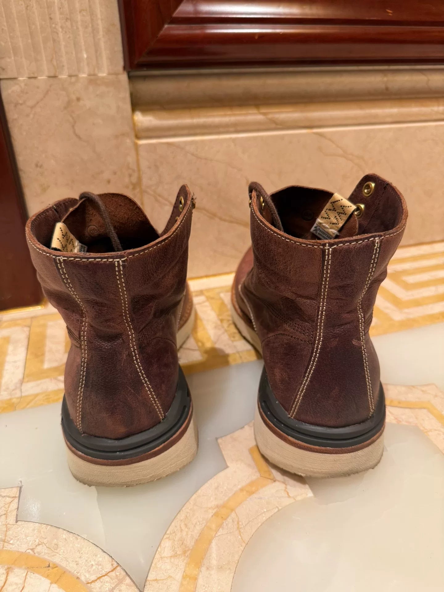 visvim virgil boots folk kngr dk brown