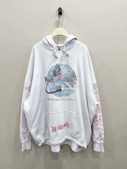 balenciaga limited edition music hoodie
