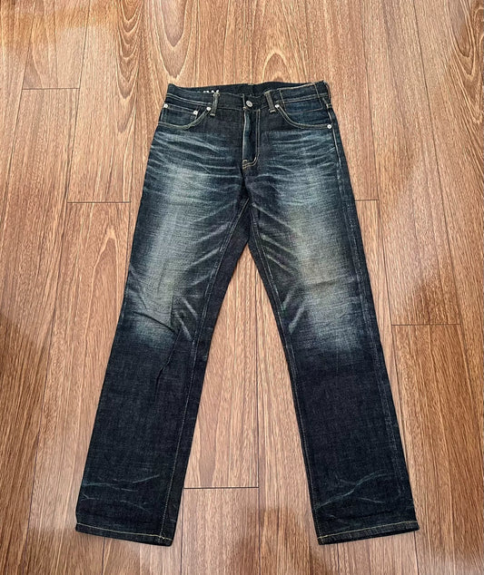 VISVIM Social Sculpture Non-Washed Jeans