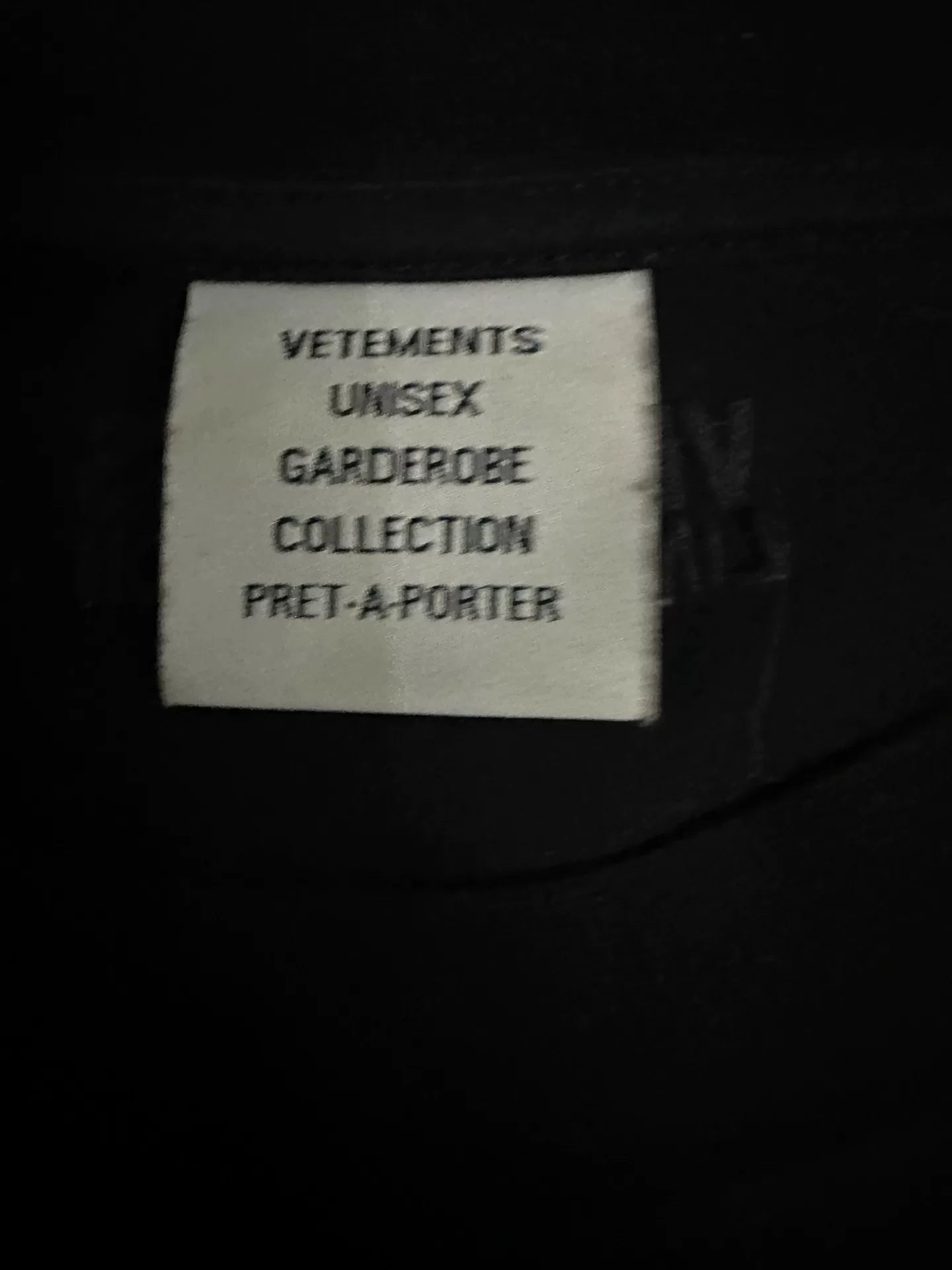 vetements restricted short sleeve t-shirt