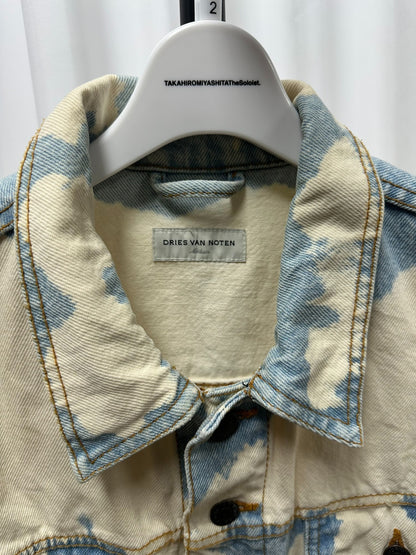 Dries Van Noten White Cloud Denim Jacket
