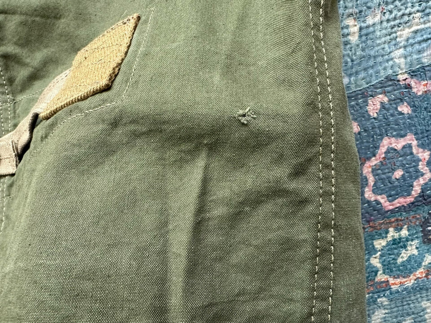 rrl vintage canvas patchwork vest