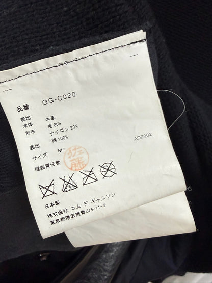 Comme des Garçons 02AW Leather Coat