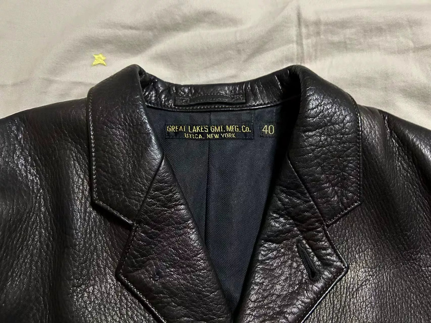 Freewheelers Darius Black deer skin jacket