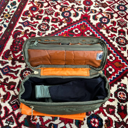 porter tanker camera bag in green