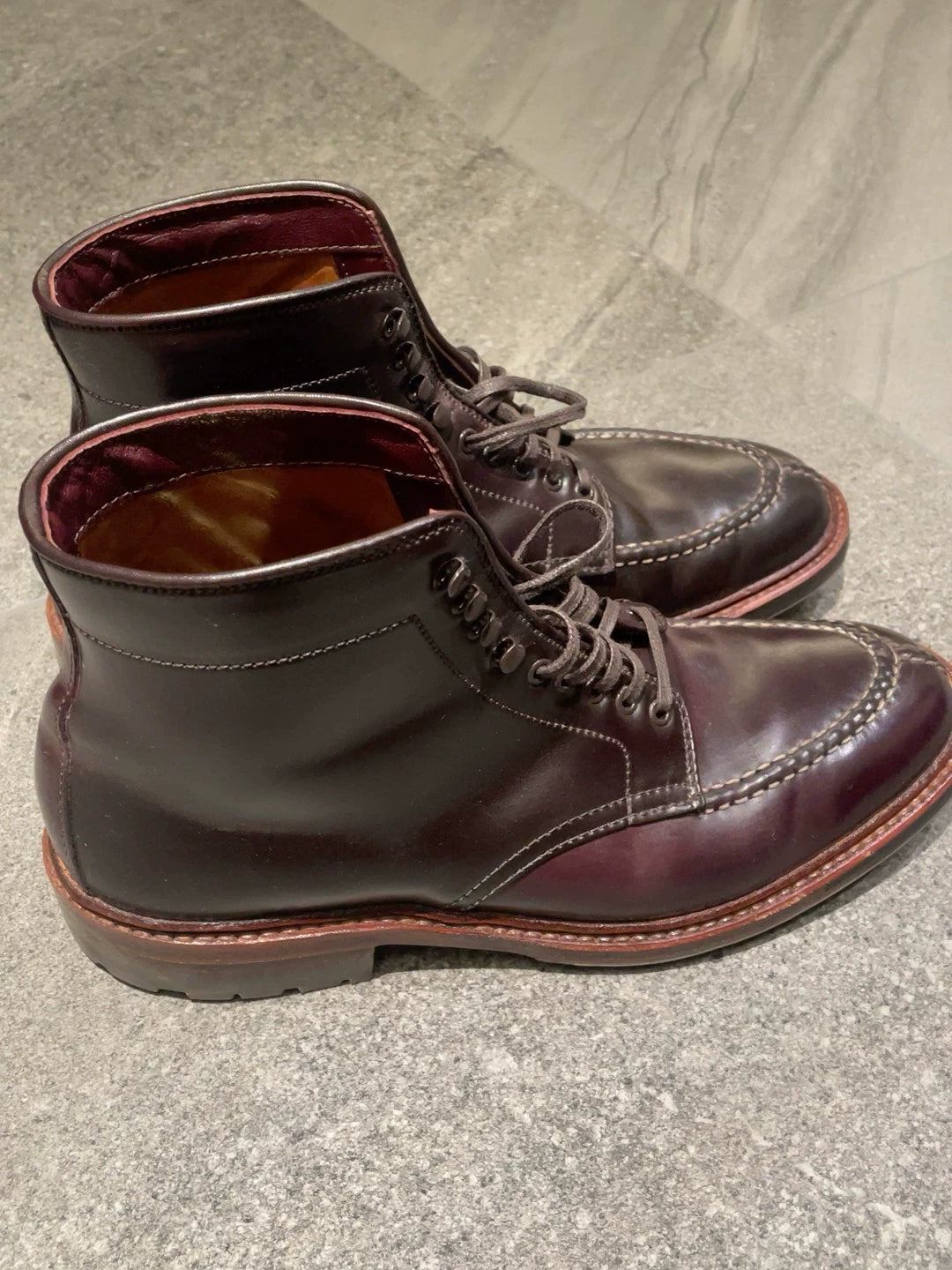 Alden Tanker Boots with Dogtooth Sole