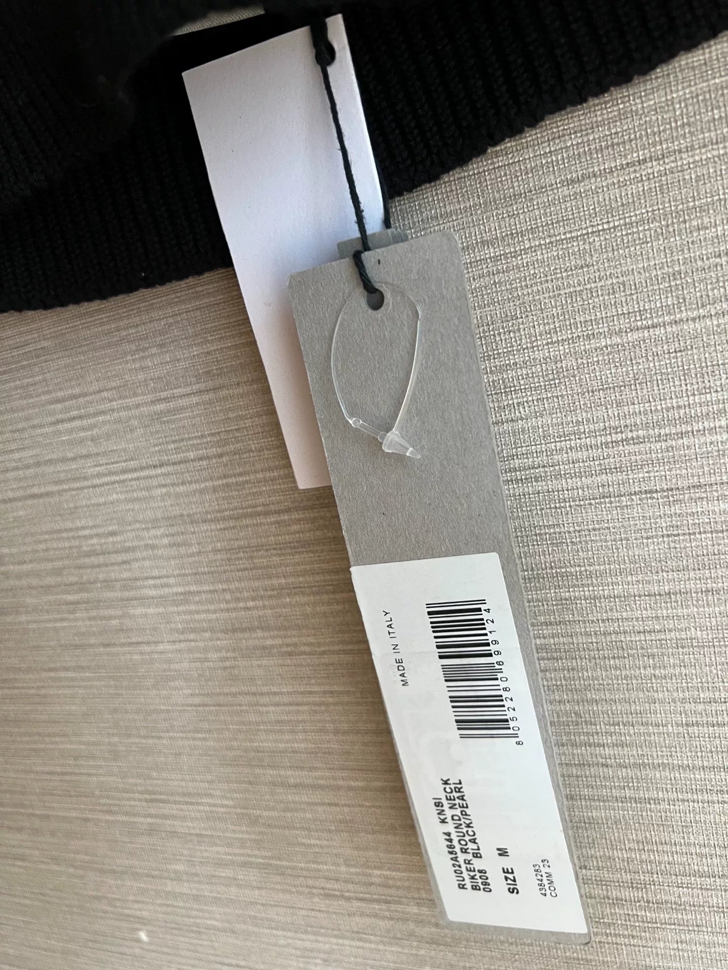 Rick Owens Wool Long-Sleeve Top