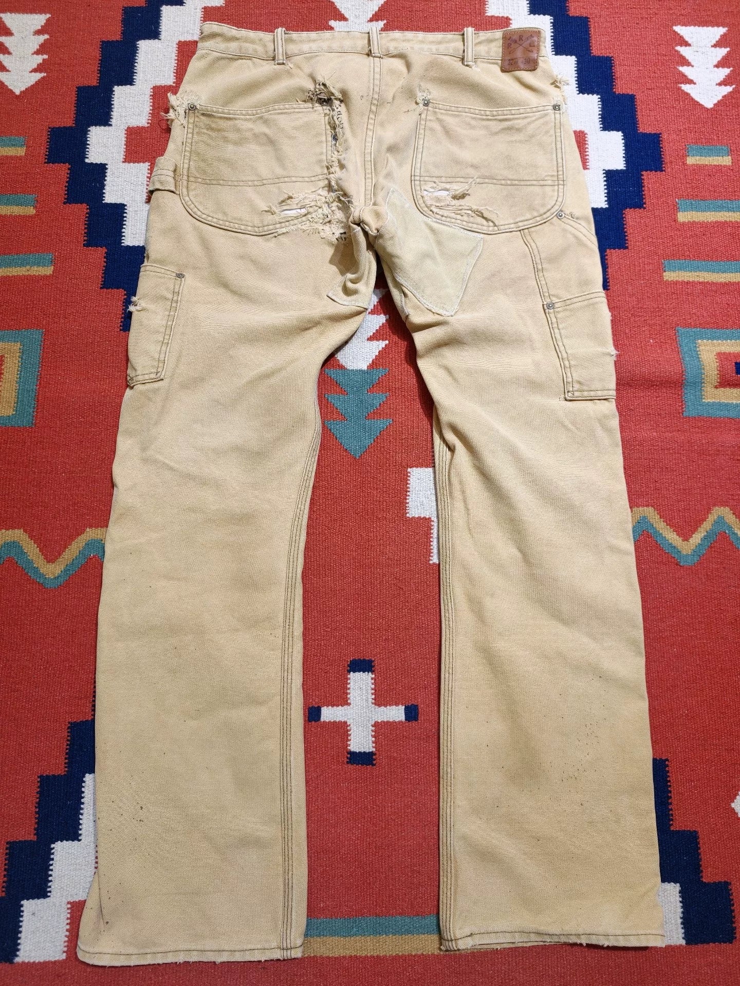 RRL Mud-Dyed Slim Bootcut Work Pants