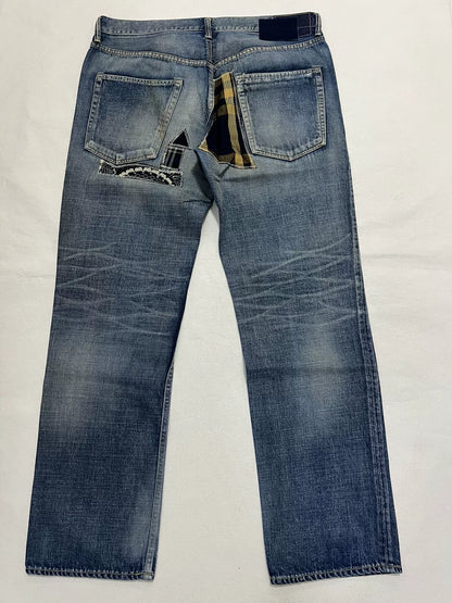 visvim 19ss spot d7 jeans
