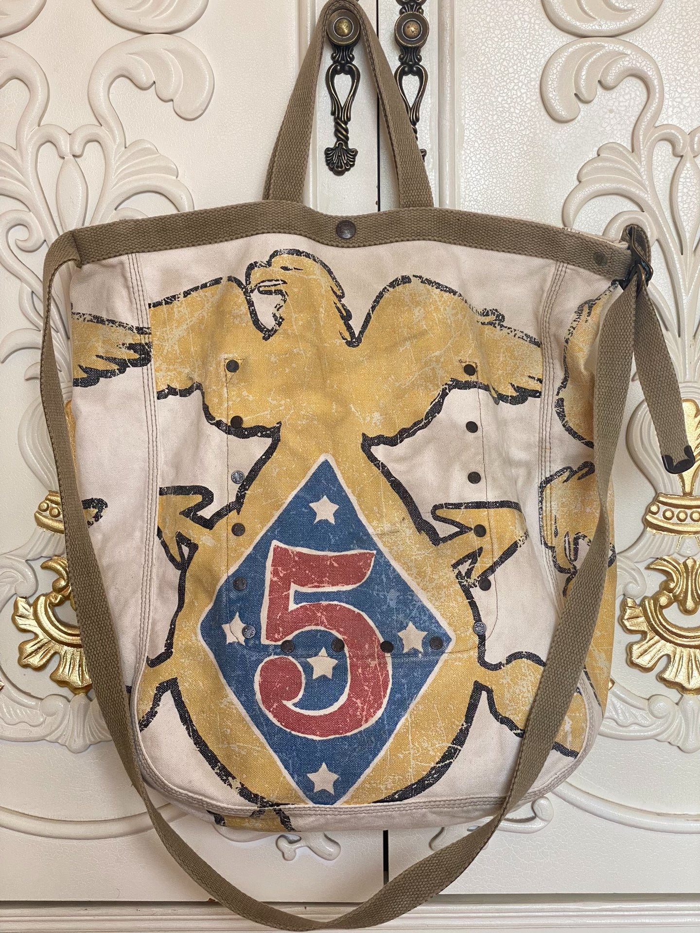RRL Military Canvas Tote Bag