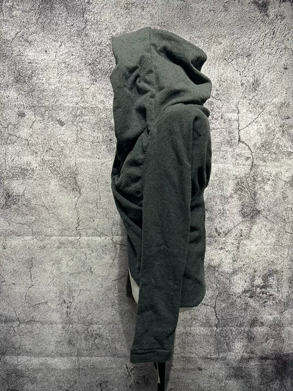 Yohji Yamamoto Oversized Hooded Coat
