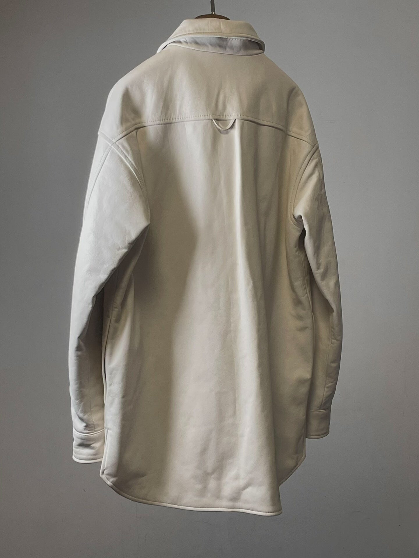 oversized leather coat by Maison Martin Margiela