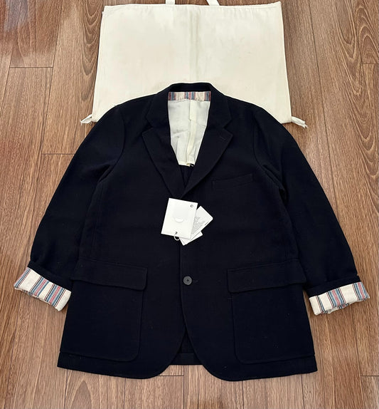 visvim 19ss verde blazer in navy