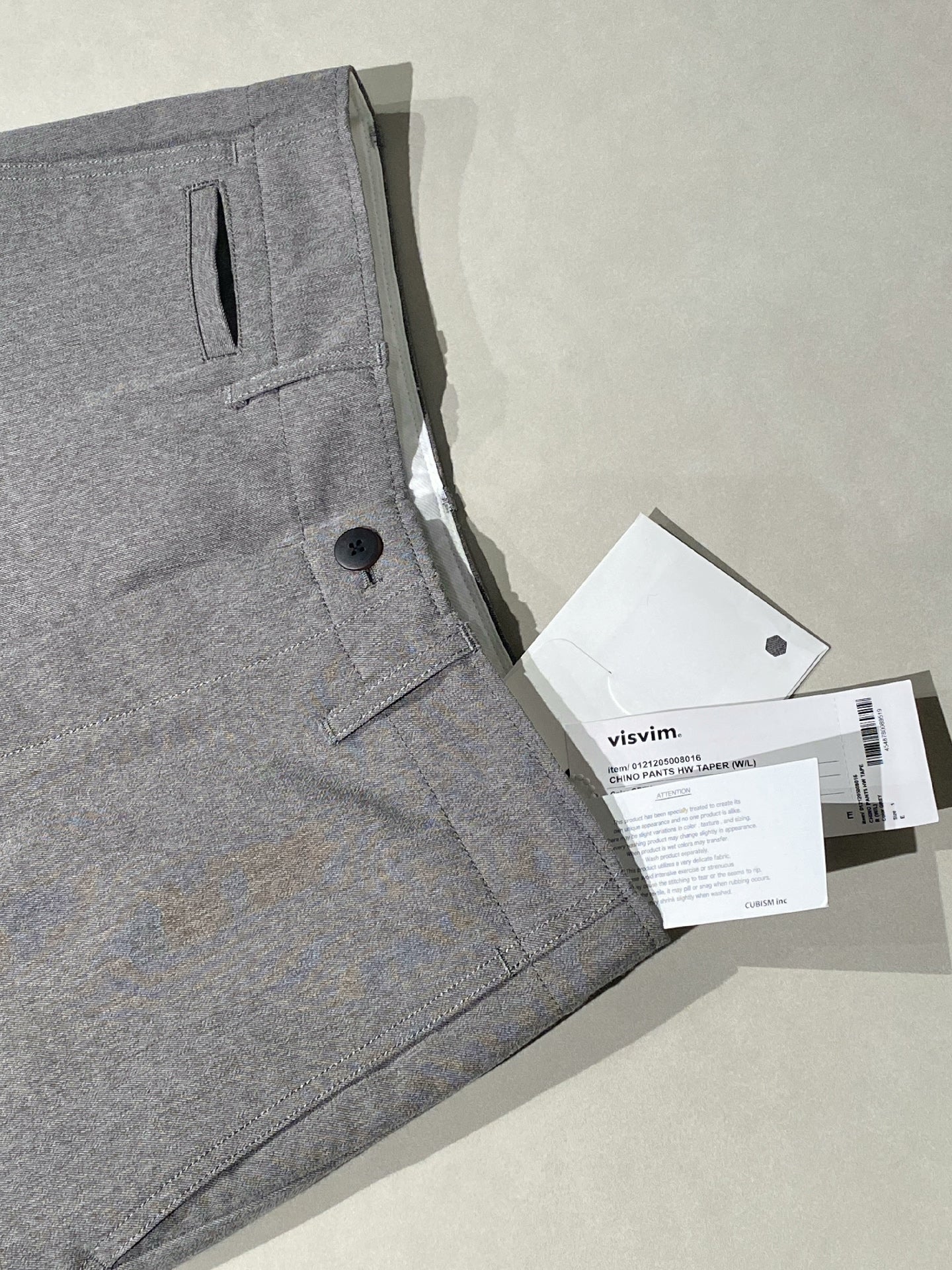 VisVim Authentic Gray Trousers