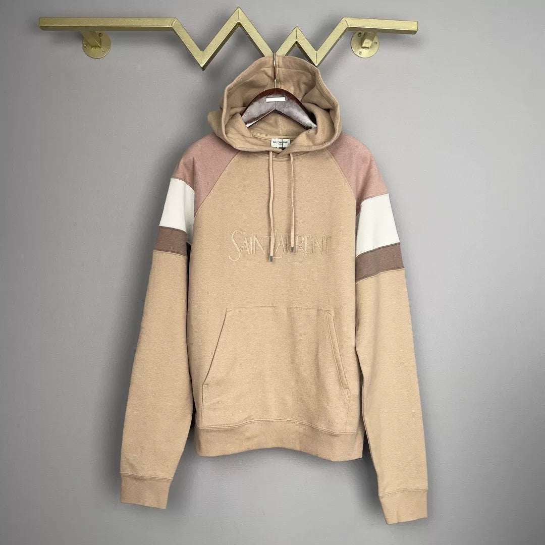 Saint Laurent Men's Beige Hoodie
