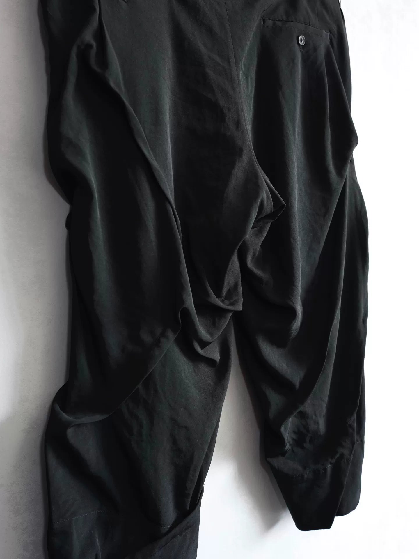 Yohji Yamamoto Irregular Pleated Trousers