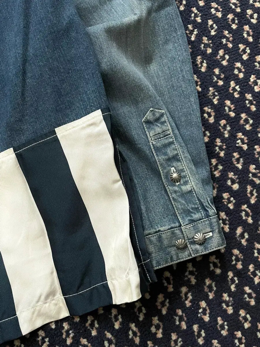 Visvim Border Tunic Striped Hem