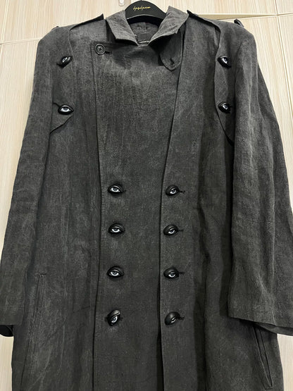 Yohji Yamamoto Deconstructed Eyeball Coat