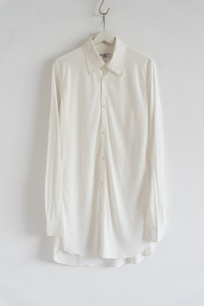 Yohji Yamamoto 03AW Curved Cut Rayon Shirt