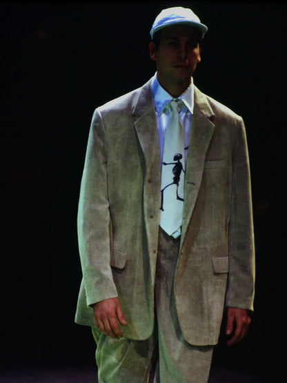 yohji yamamoto vintage velvet coat