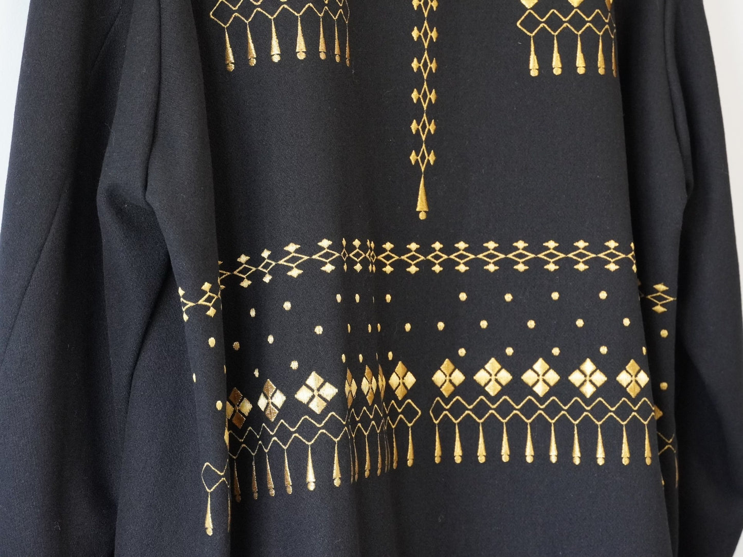 yohji yamamoto gold embroidered jacket